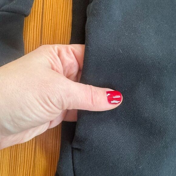 Everlane 100% Cotton Sweatershirt Dress in Black Size M - Picture 5 of 6